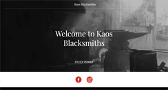 Desktop Screenshot of kaosblacksmiths.com